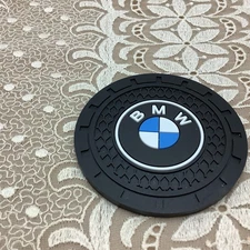1- Universal Coaster 2.75'' Silicone Car Cup Holder Insert  (FITS: BMW )