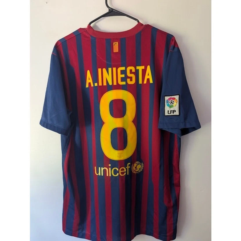 Andres Iniesta FC Barcelona International Club Soccer Fan Jerseys