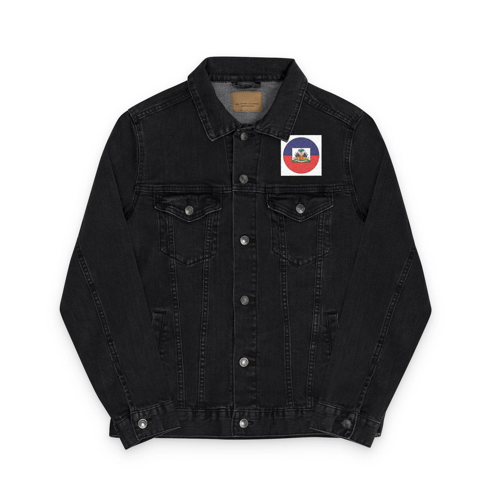 Stylish Unisex Embroidered Denim Jacket, Trendy Outerwear, Gift for Her, [...]