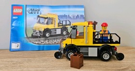 LEGO City Red Cargo Train 3677 Train Station 7937 Complete Set Minifigure