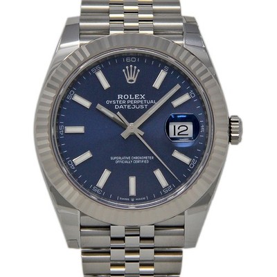 Rolex New Datejust 41 126334 41mm Steel Blue 2020 Box/Paper/5YWarranty #RL384
