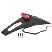 Kennzeichenhalter Mit Kennzeichenbeleuchtung RüCklicht Enduro Motorrad Schwarz