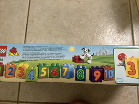 31pc Lego Duplo 10558 Number Train 2-5 Preschool Building Toy Dog With Box Kids