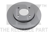 2X NK Bremsscheibe 313035 FüR Colt Smart Mitsubishi RG 454 CZC Forfour 6 Z31A