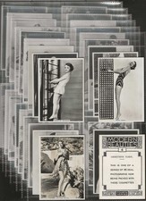 B.A.T.-FULL SET- MODERN BEAUTIES 1937 (PRINTED BACK 4TH SERIES XF36 CARDS)