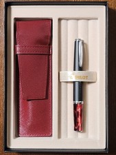 Pilot ZGRSBN multifunction pen with case and manual, new, red