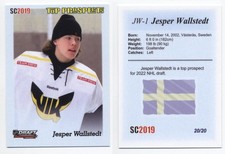 2019 SC2019 Jesper Wallstedt rookie top prospects blue 20/20
