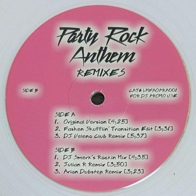 LMFAO Party Rock Anthem 12 inch record | eBay