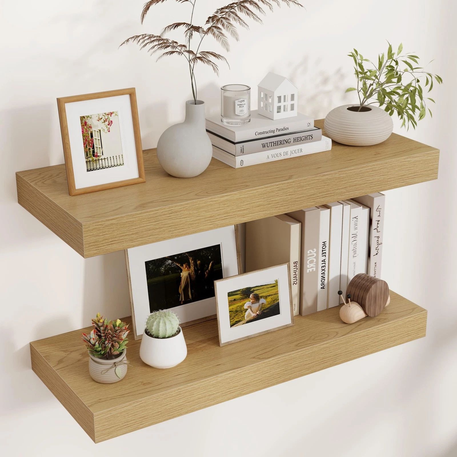 Venusmiles Floating Shelves For Wall 30 W X 12 D X 2 H 2 Pack Of Long Wall