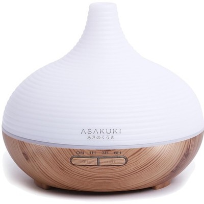 Aromadiffuser, Ultraschall, Duftöl, Luftbefeuchter, LED, BPA frei, Raumluft, Spa