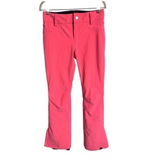 Roxy DryFlight Women's Neon Coral Snow Ski Pants Bootcut Waterproof