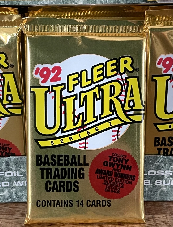 1992 FLEER ULTRA MLB Baseball (Series 1) ⚾️ PACK 14 Cards AUTOS?! HOF RC OVP‼️ - Bild 1 von 4