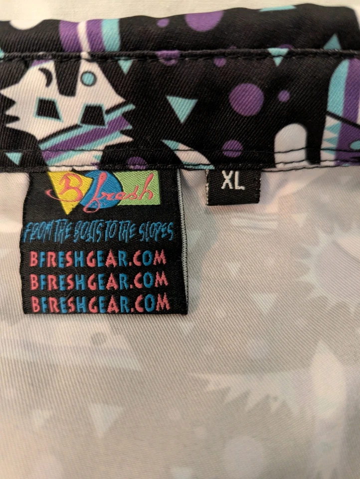 Camisa Para Hombres B FRESH GEAR Negra Retro Desierto Manga Larga Perla A Presión XL Occidental Foto 2 de 4