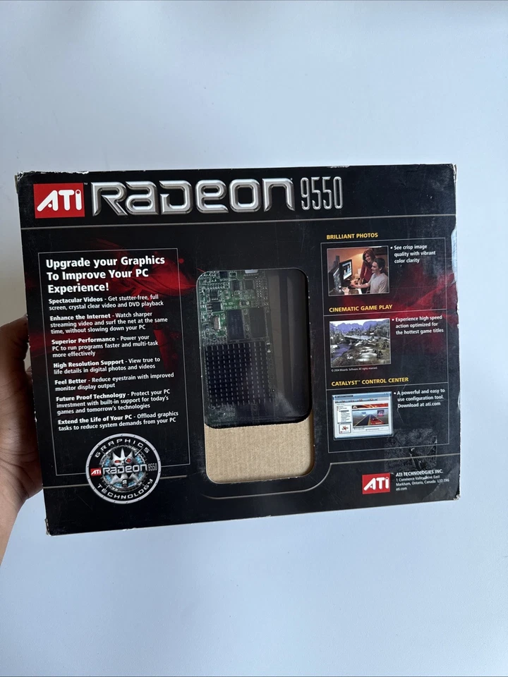 ATI Technologies ATI Radeon 9550 (100437116) 256MB DDR SDRAM AGP 4x/8x Graphics - Image 2 of 4