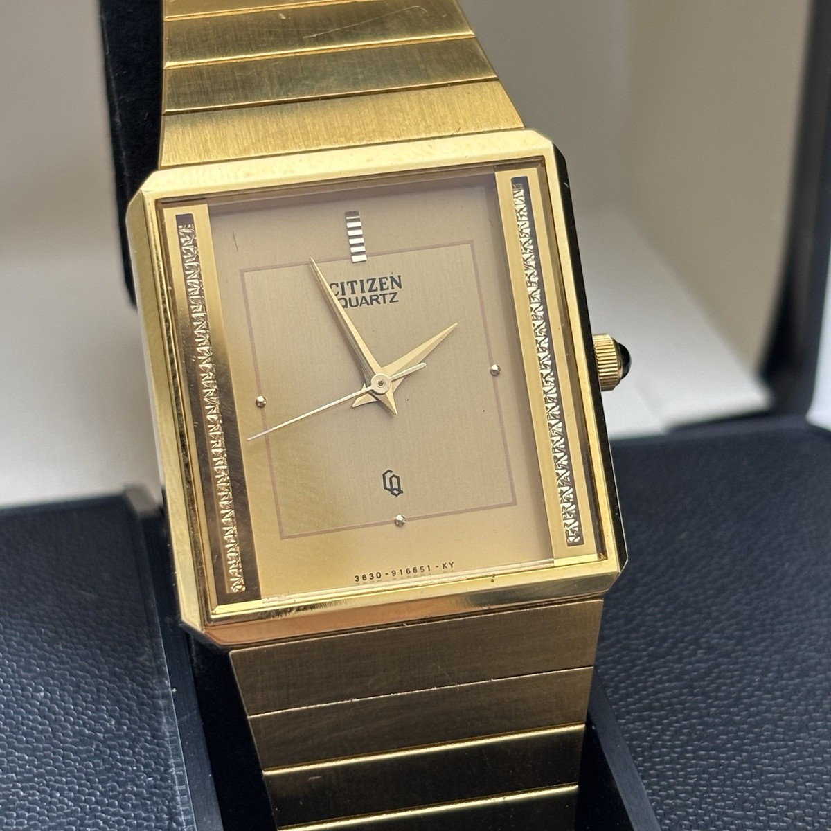 CITIZEN　Lighthouse　金色ケース CITIZEN LIGHTHOUSE QZ COMBINATION MODEL WATCH MEN'S JAPAN