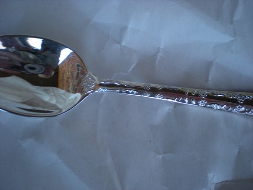 Wm Rogers (FOUR) ENCHANTED ROSES Silverplate 6" TEA SPOONS International - Picture 2 of 5