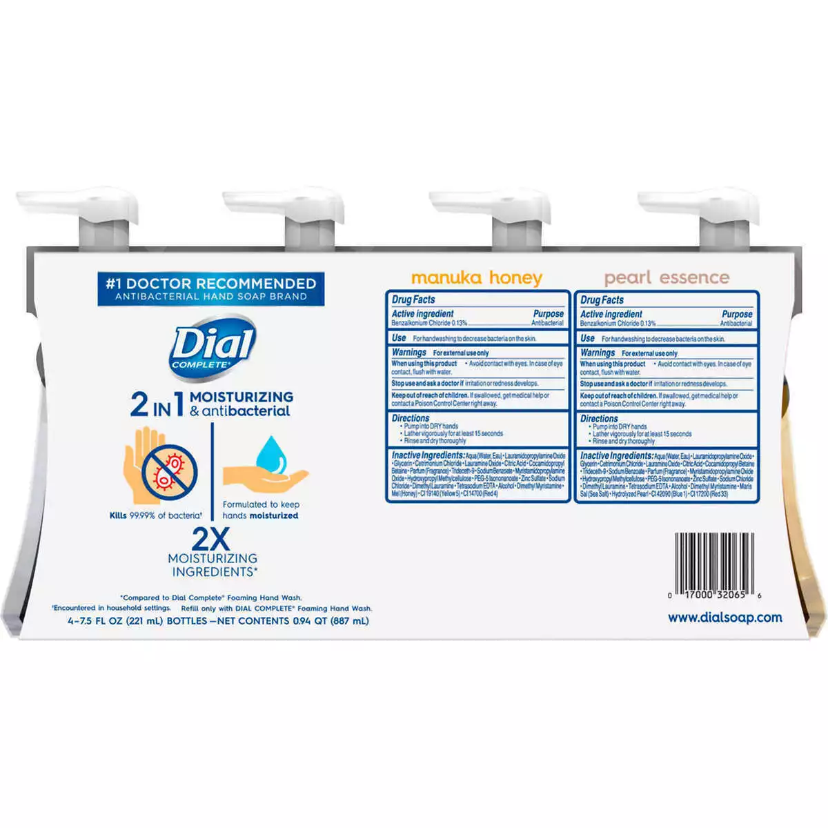 Dial foaming hand soap 4 pack hot sale