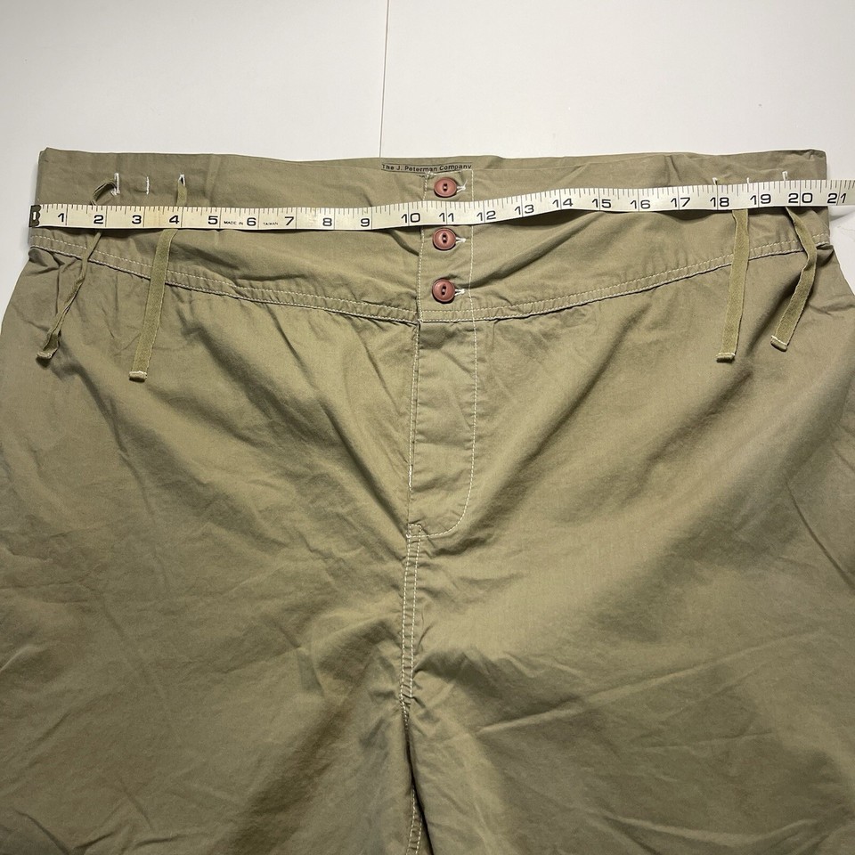 J Peterman Company Cotton Tie Shorts Military UK Skivvies Men Size XL
