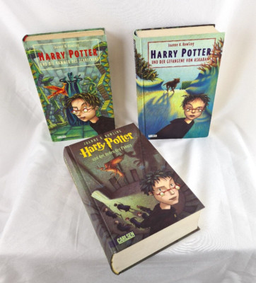 Bücher Konvolut Harry Potter Gefangene Askaban, Orden Phönix, Kammer Schreckens