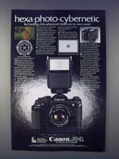 1978 Canon A-1 Camera Ad - Hexa-Photo-Cybernetic