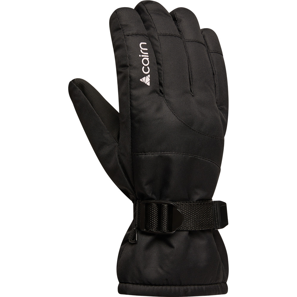 Gant de ski imperméable Cairn Optima M C Tex noir avec paume renforcée