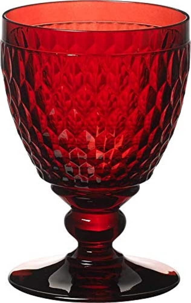 Glass Water Goblet by Villeroy & Boch 400ml - Boston Red