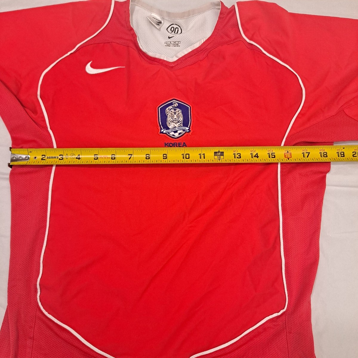 90's Nike サッカー韓国代表 ユニフォーム South Korea Vintage Nike Total 90 Soccer Jersey - Red