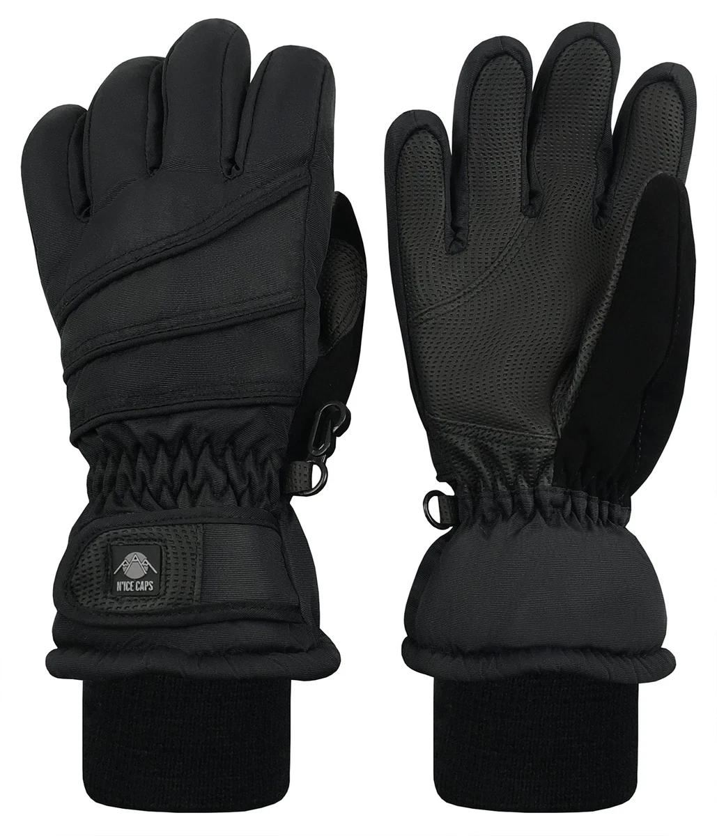 N Ice Caps Kids Waterproof Thinsulate Warm Winter Snow Gloves