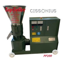 PP200-PM Pelletpresse 7,5 Kw Ø 200 mm für Holzpellets