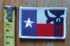 PATCH TEXAS STATE FLAG SKULL TX  HOOK & LOOP ARMY NAVY PATCH — photo 3