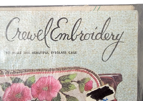 Nuovo kit custodia vetro occhi ricamo Crewel Elsa Williams Needlecraft KC231 - Foto 2 di 4
