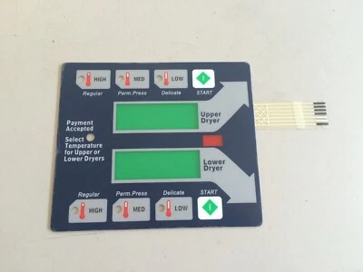 QRINNOVATIONS 10 Dexter Stack Dryer Computer Top Touch Pad # 9801-059-006