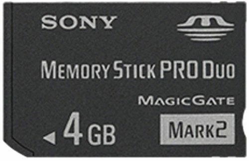 Sony Memory Stick 4GB PRO Duo Mark 2 Camera Camcorder Flash Card 4 GB G MS-MT4G - Image 2 of 2