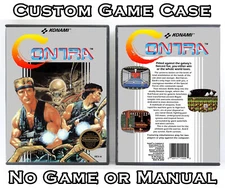 Contra - Nintendo NES Custom Case *NO GAME*
