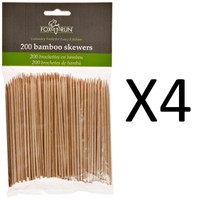 Fox Run Bamboo Skewers Appetizer Party Sticks - 4 Set Of 200 (4-pack) on sale Fox Run Bamboo Skewers Appetizer Party Sticks - 4 Set Of 200 (4-pack) on sale