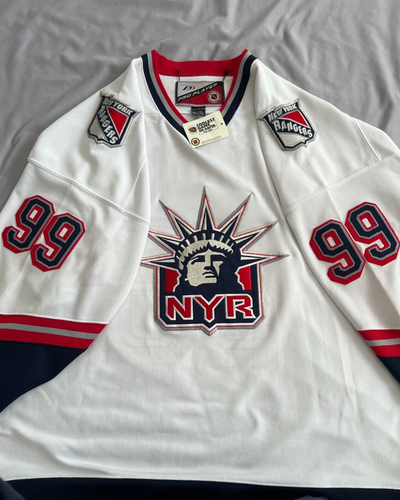 Wayne Gretzky #99 NEW YORK RANGERS LIBERTY PRO-PLAYER JERSEY sz. XXL WHITE