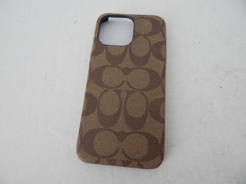 Coach Slim Wrap Case For iPhone 15 Pro Max Brown New - Picture 6 of 12