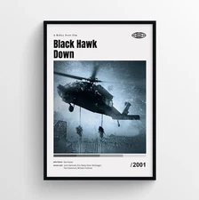 Black Hawk Down Movie Poster Print, Wall Art - Unframed
