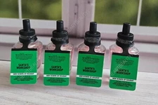 bath and body works santa's workshop wallflowers home fragrance refill x4