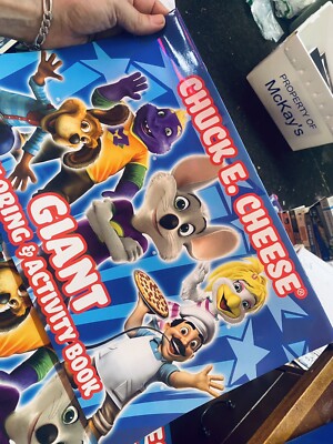 CHUCK E. CHEESE GIANT COLORING & ACTIVITY BOOK FOR KIDS  24 pages of fun drawing