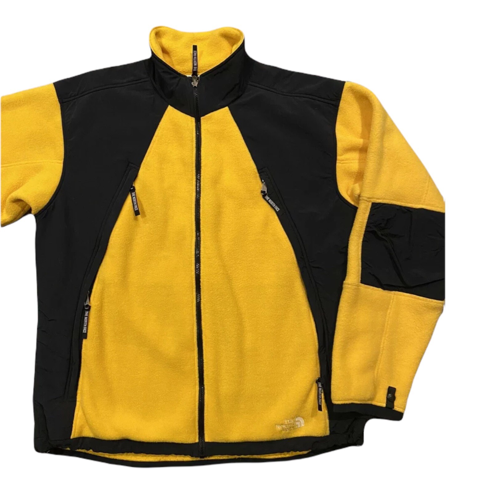 Rare VTG The North Face Yellow Denali Fleece Full Zip… Gem