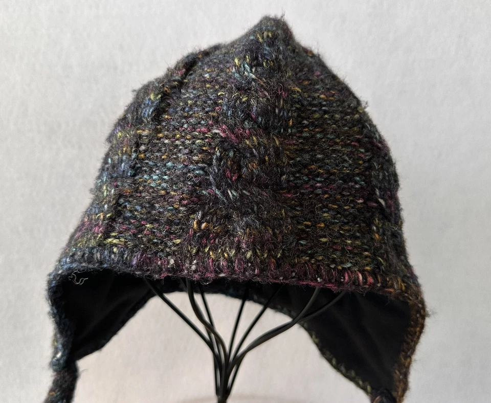 Columbia Gorro Gorra Borlas Colorido Negro Mujer’s Ropa de Esquí Forrado de Vellón Foto 4 de 4