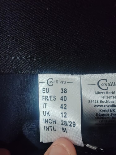 Pantalón equitación Kerbl Reithose, Mujer, Talla M, Azul marino - Imagen 4 de 4