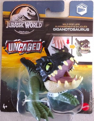 Jurassic World Dominion Uncaged Wild Pop Ups Dinosaur Toys, Collectible...