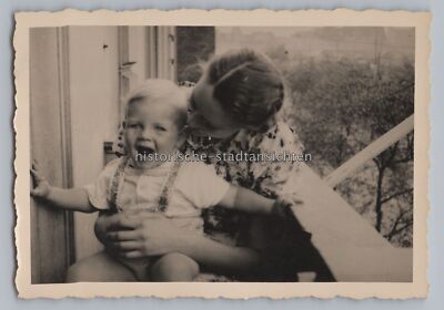 Mother with Boy - Vintage Photo