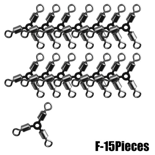 30x 3 Way Swivel Fishing Tackle Saltwater Stainless Steel Fishing Lure Connector - Picture 17 of 18