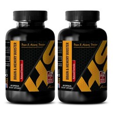 Memory Focus - Brain  Memory Booster Complex Mind pills 2 Bottles 120 Capsules