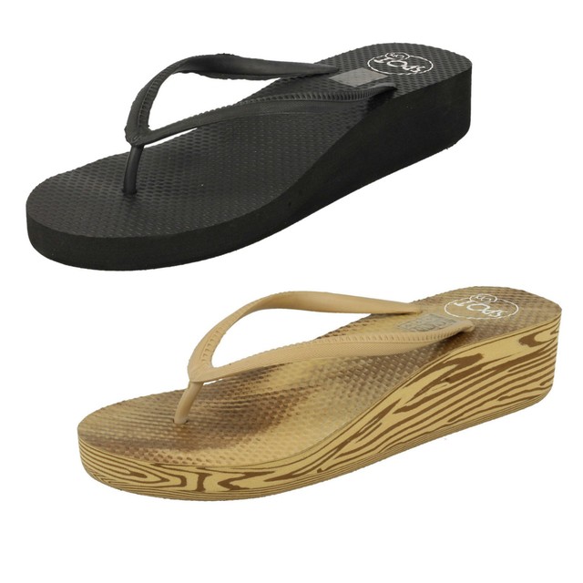 Ladies Black Taupe Sling Back Open Toe Spot On Sandals F1R0589