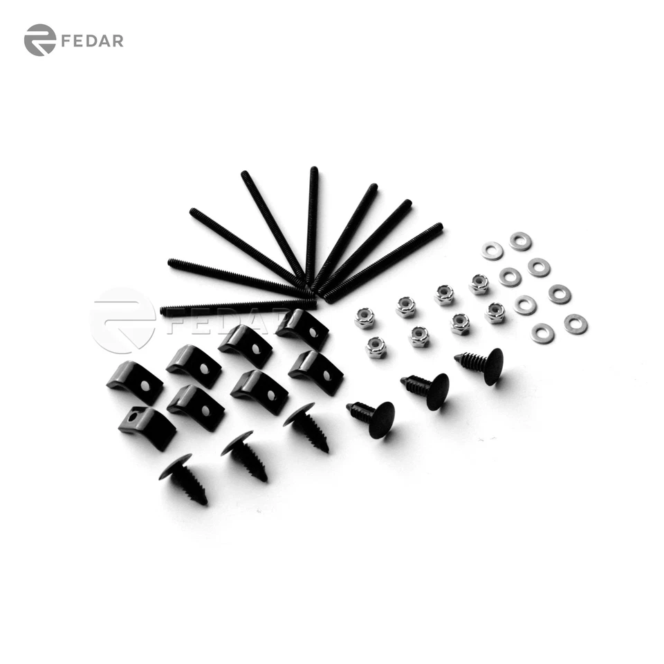 05-10 Chrysler 300/300C черный из нержавеющей стали сетки решетка бампер вставить Fedar - Изображение 4 из 4