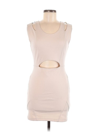 halter tie mini dress Sun Sugar Tropical Halter Neck Wrap Tie Mini Dress in Tan